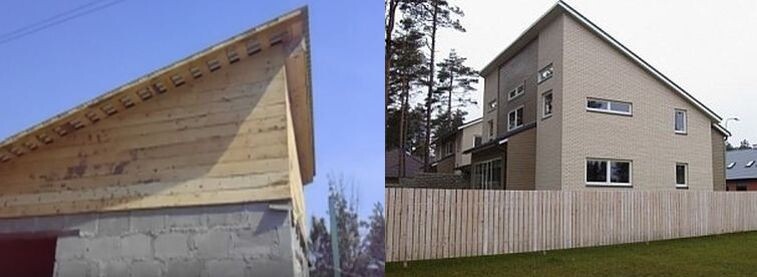 Мансарда под односкатной кровлей