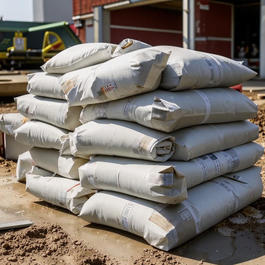 Гисовая штукатурка в мешках.