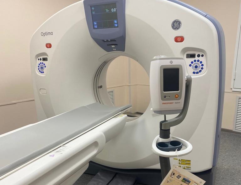    Компьютерный томограф купили для Сегежской ЦРБ по нацпроекту «Здравоохранение». Фото: Минздрав Карелии