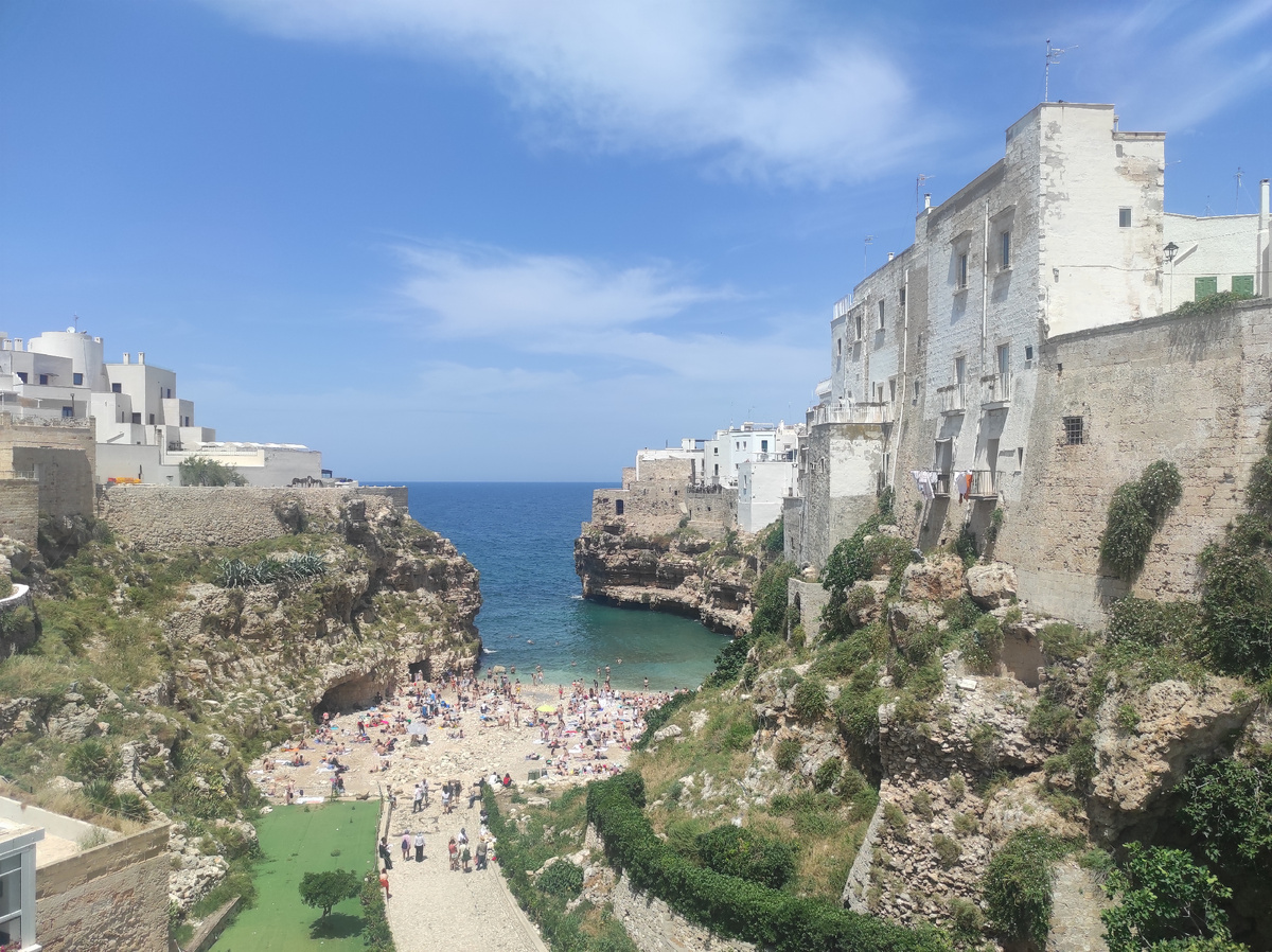 Полиньяно-а-Маре, регион Апулия, он же каблук сапога). Фото автора