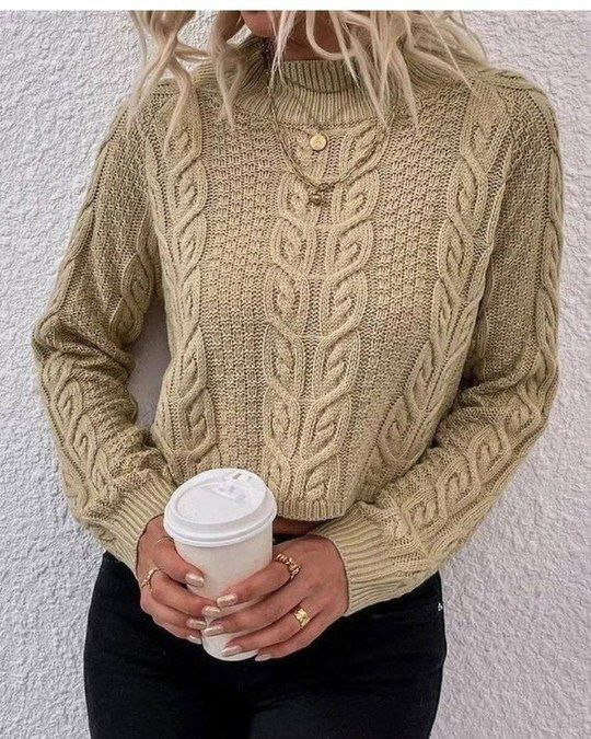 джемпер спицами