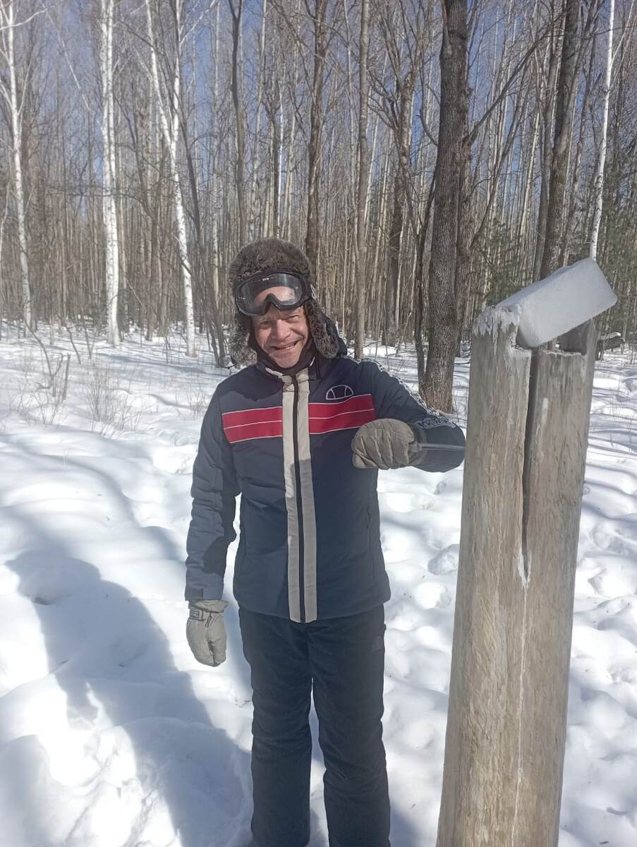 Kris in Taiga a week before the business breakfast. 
