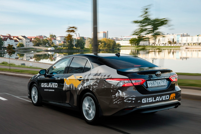 Мы едем по Минску