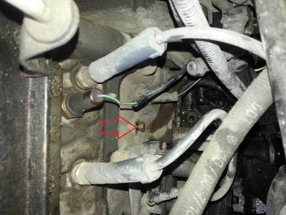 Пробка для слива ОЖ