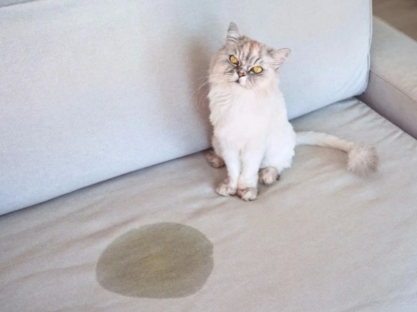 Кошка стала ходить в туалет на кровать хозяина. Какие причины такого поступка и как исправить ситуацию