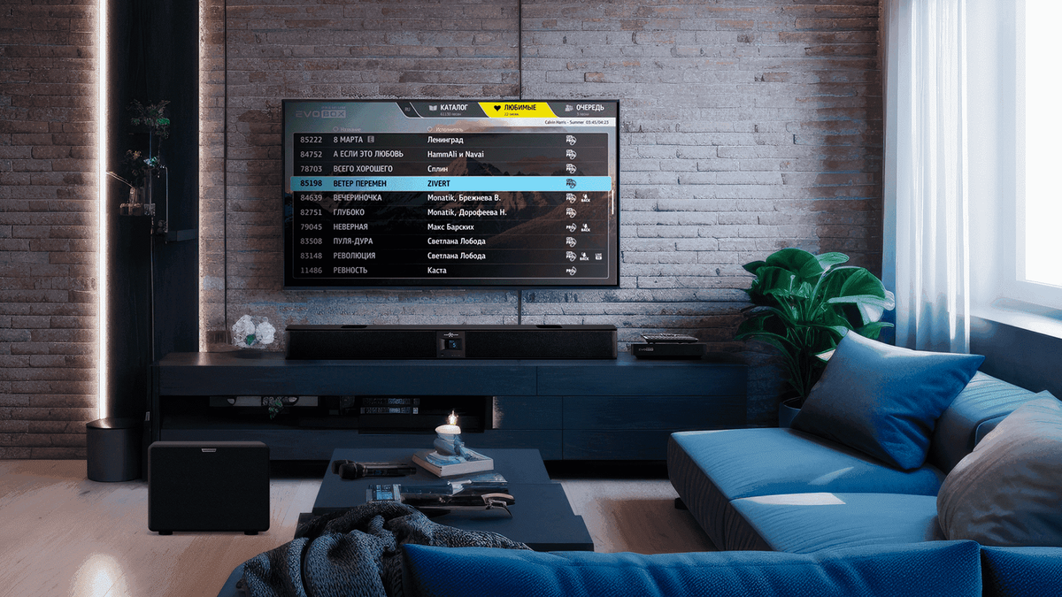 Профессиональная караоке-система EvoBox Plus и активная акустическая система EvoSound Bar 2.1 