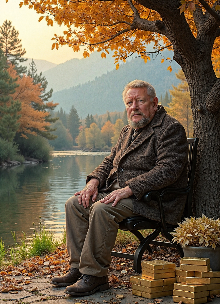 Он стал старик седой, И сила мышц пропала; Из ветки молодой Олива древом стала.