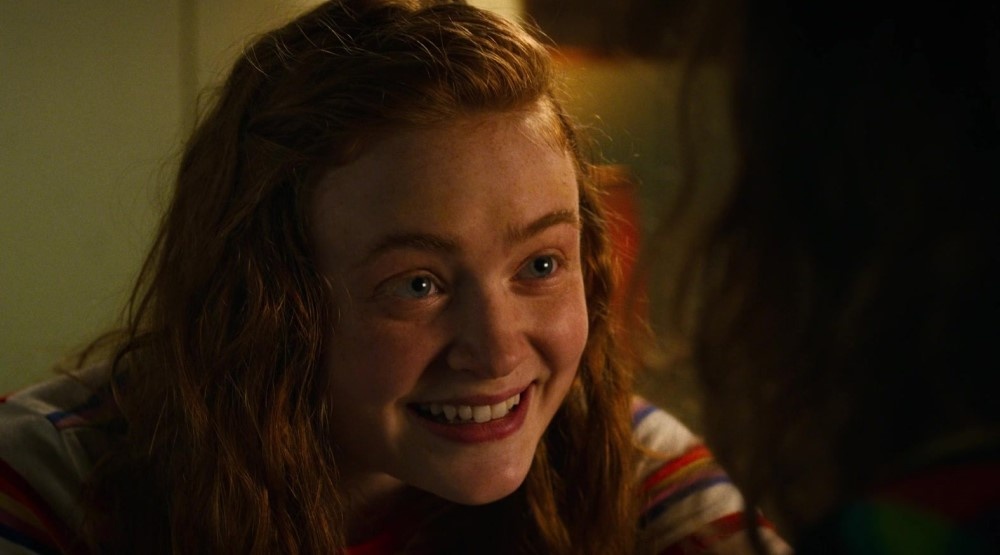     Сэди Синк, кадр из сериала «Очень странные дела» (2016-2025)