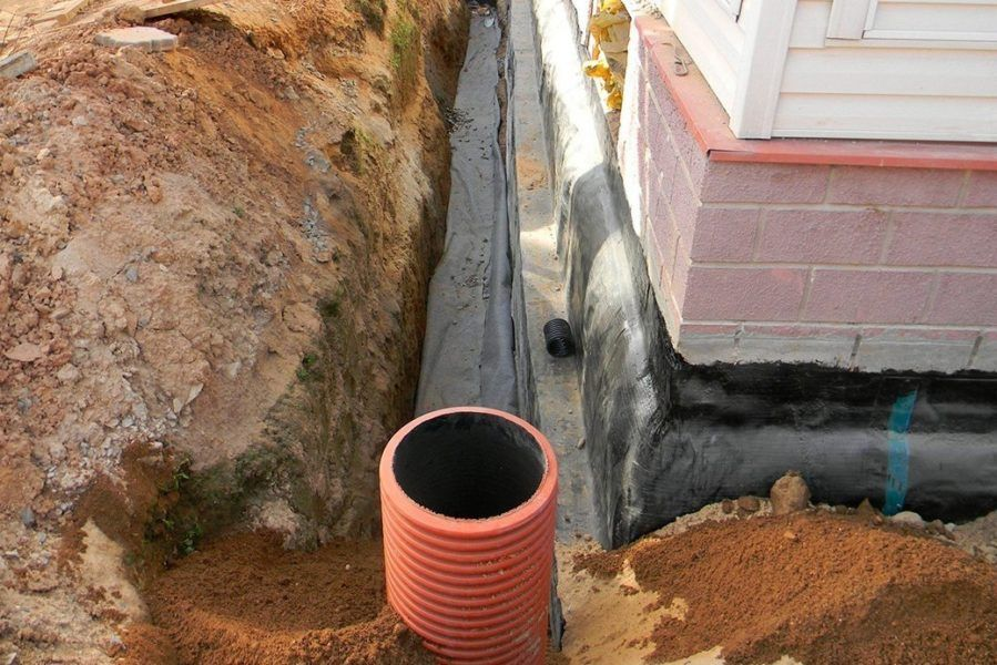 Дренаж вокруг дома