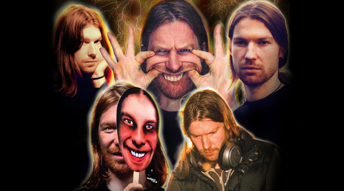 Фрагмент обложки альбома Aphex Twin - "Music from the Merch Desk (2016-2023)"