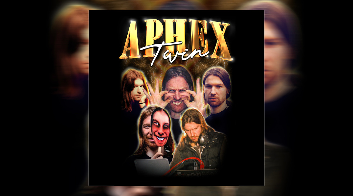 Обложка альбома Aphex Twin - "Music from the Merch Desk (2016-2023)"