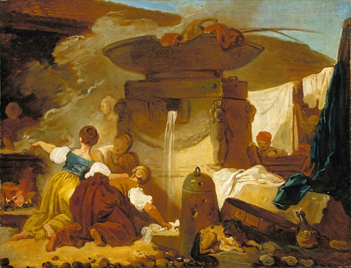 Прачки у фонтана, 1773 – 1776