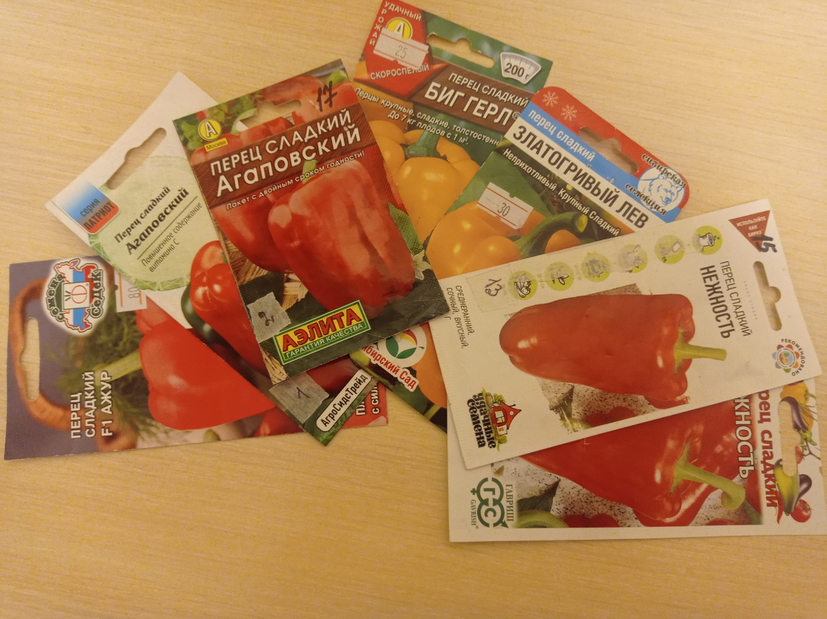 Вот такие сорта тоже посеяла