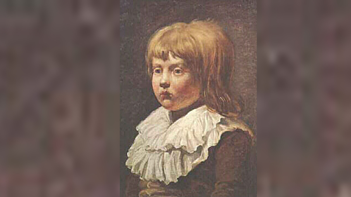 Дофин в возрасте четырёх лет. Портрет работы Элизабет Виже-Лебрен.

