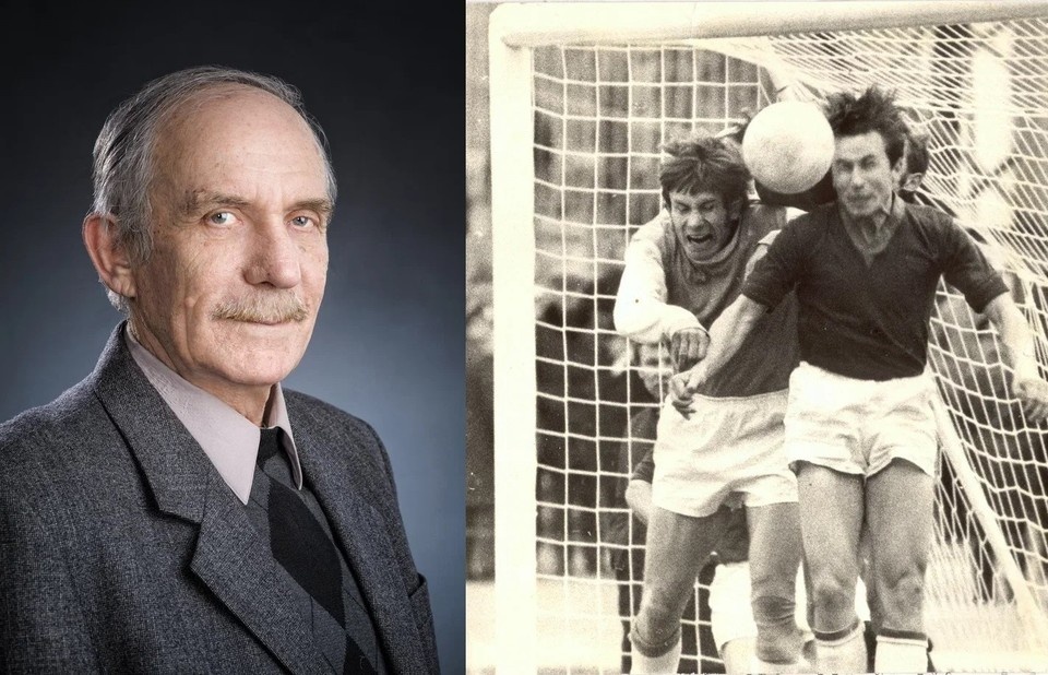    Борис Моисеевич Фальковский. Справа - матч 1972 г. Фото предоставлены Сергеем Симоновым