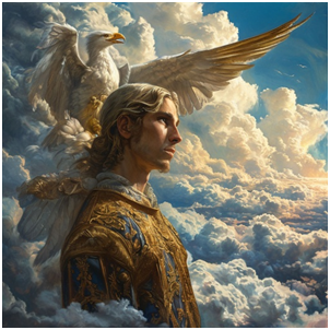 Сгенерировано ИИ- духовная связь с Душой на Небесах.