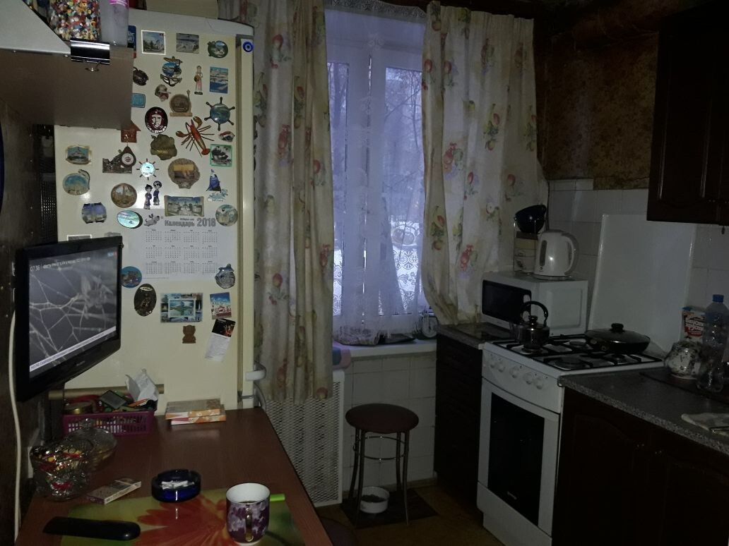 Кухня была в плохом состоянии 