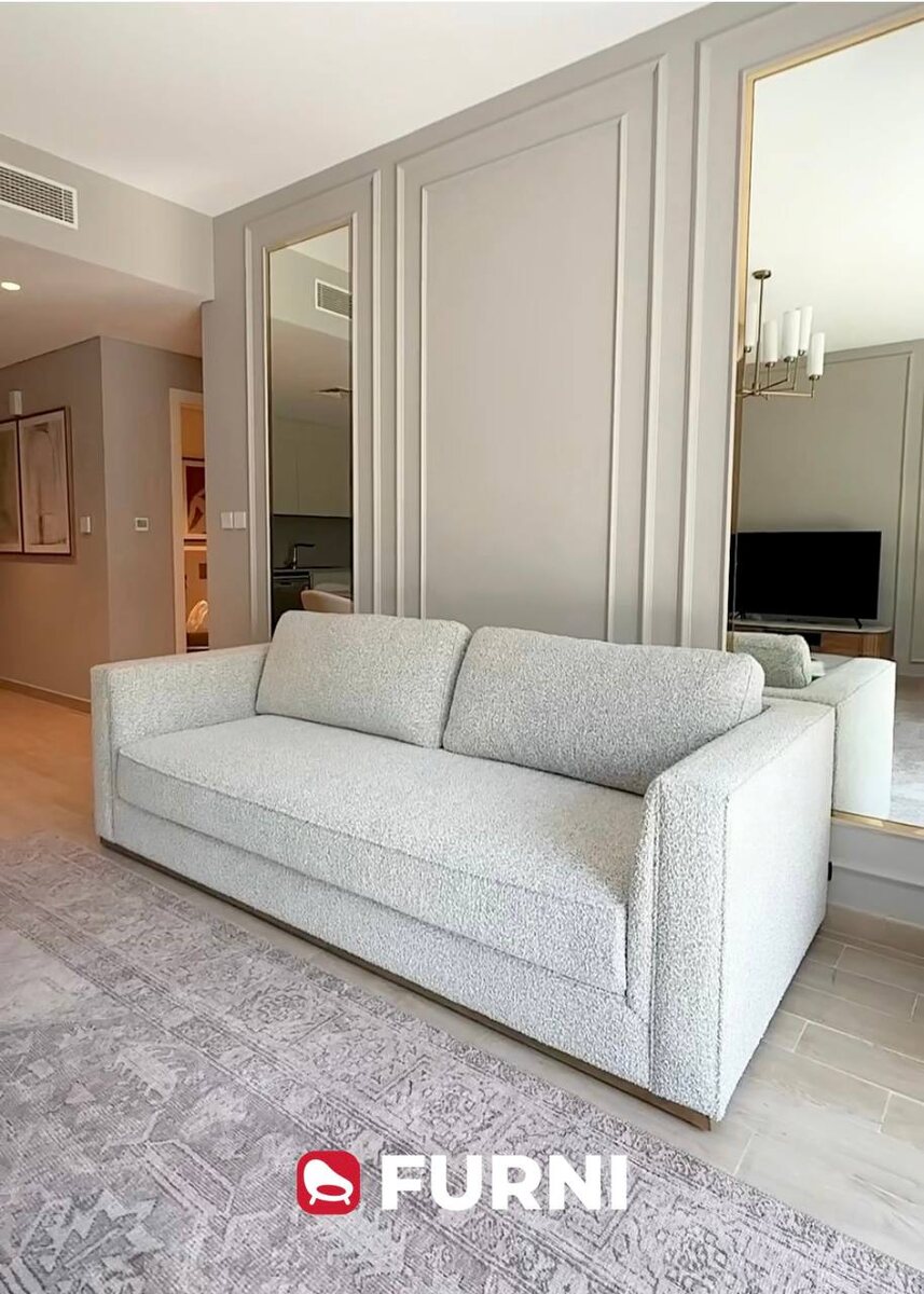 В квартире преобладает нейтральная цветовая гамма