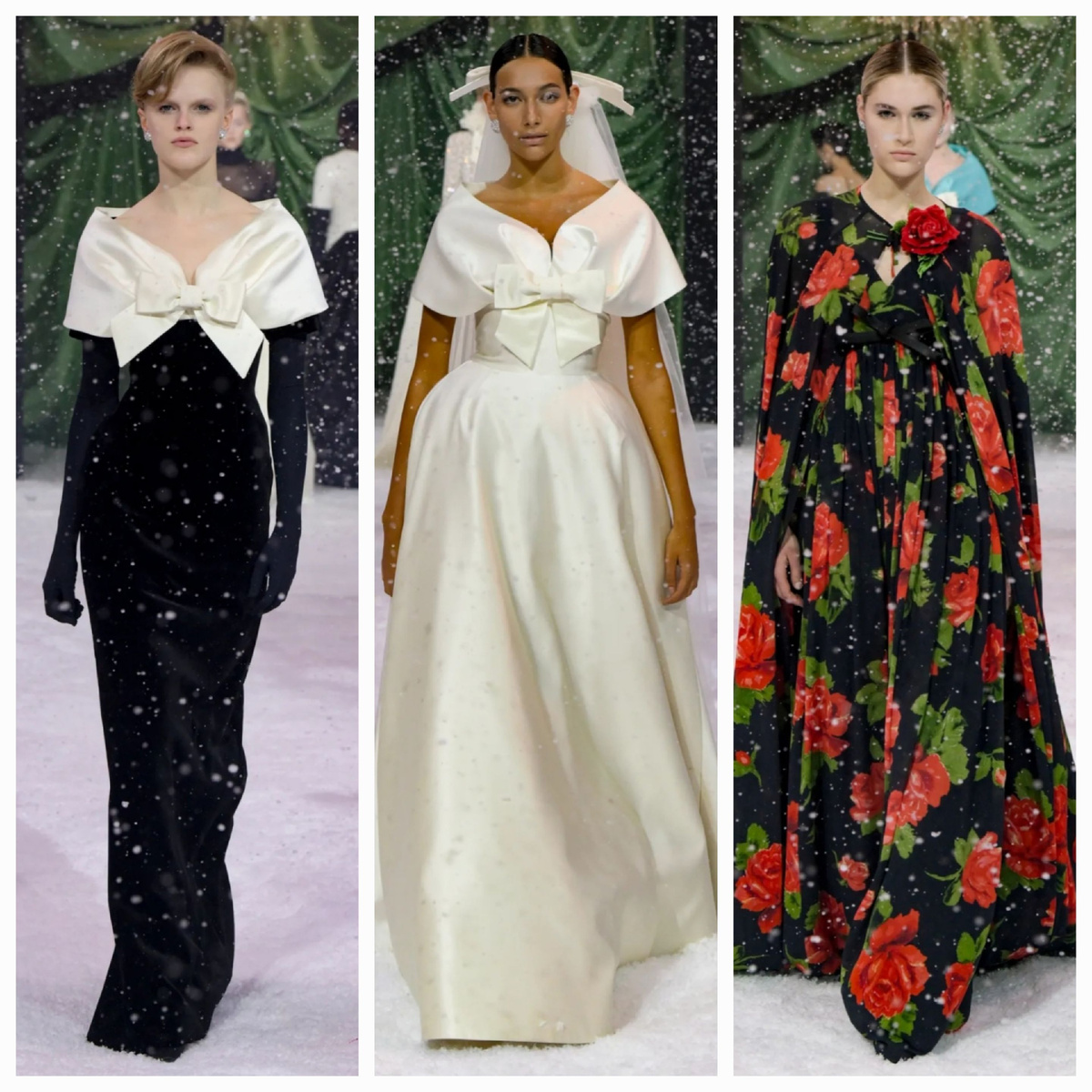 Образы из коллекции Richard Quinn Ready-to-Wear Fall/Winter 2025. Материал: WWD, фотограф Giovanni Gionnoni.