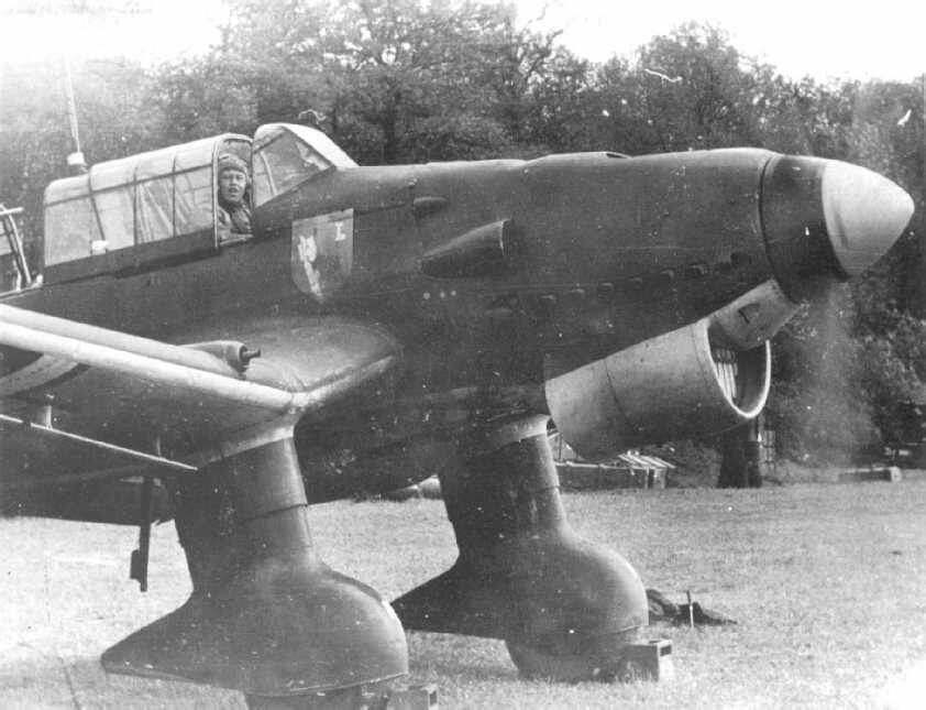 Ю-87 готовится подняться в небо Заполярья. Фото из интернета