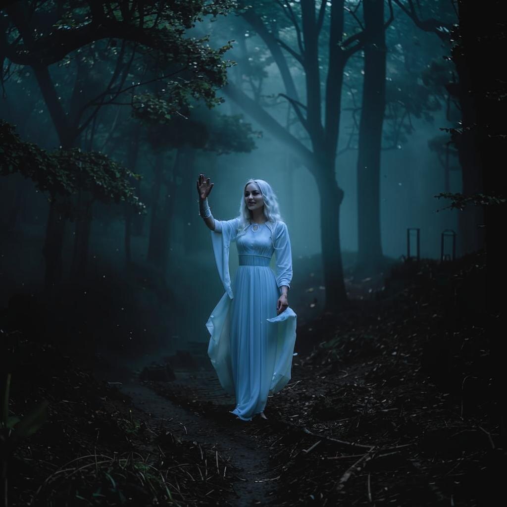 Спиритические фотографы могут запечатлеть души умерших, которые проявляются в виде прозрачных фигур или лиц на снимках.