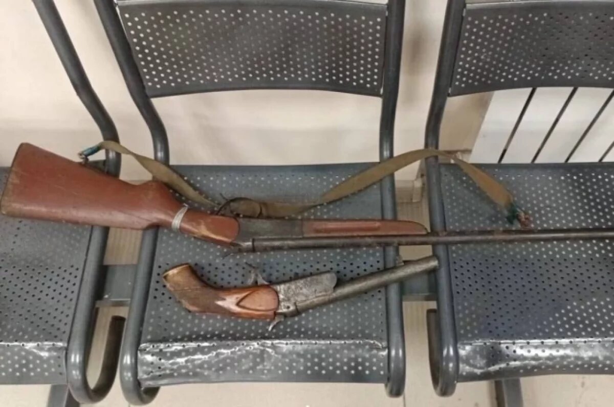    Томич сдал в Росгвардию найденные сестрой на крыше сарая ружья ИЖ-17