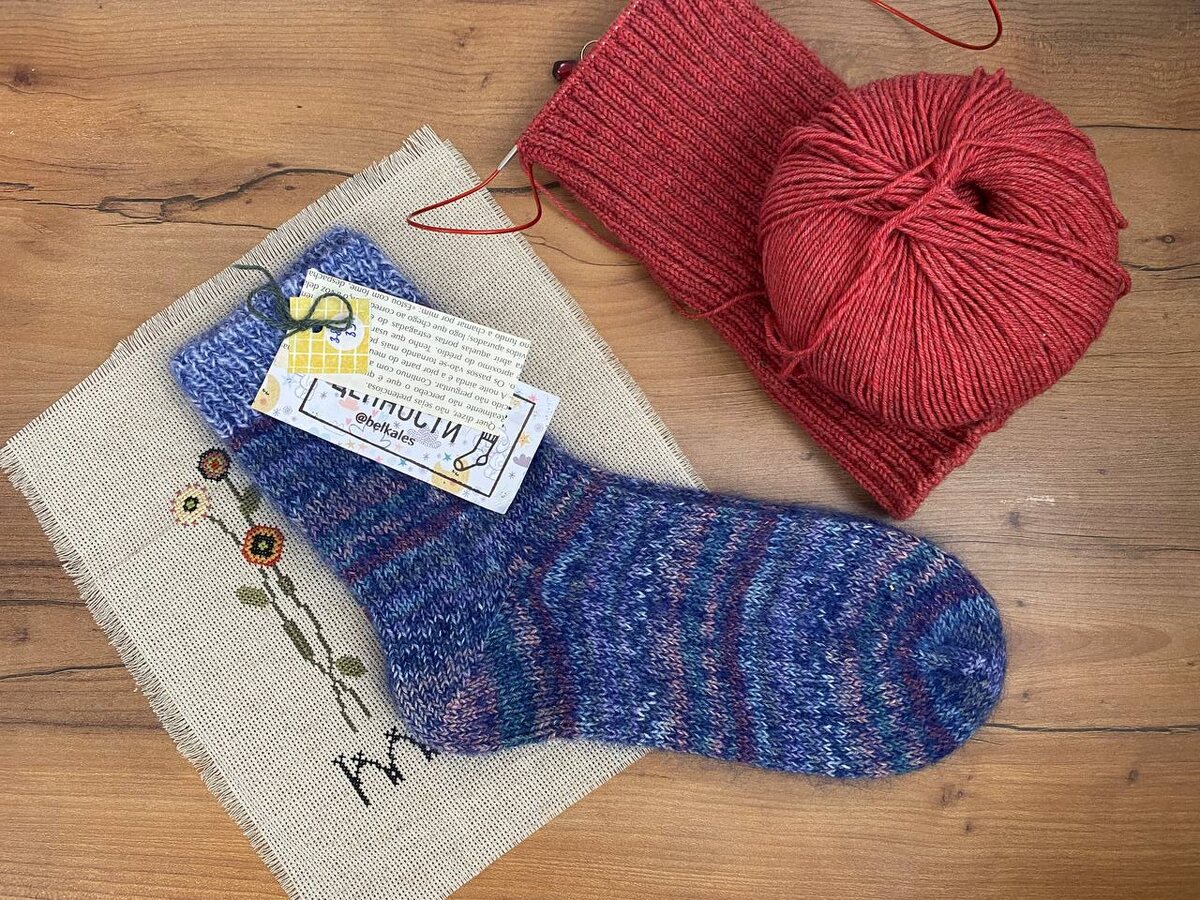 Мохнатые носки