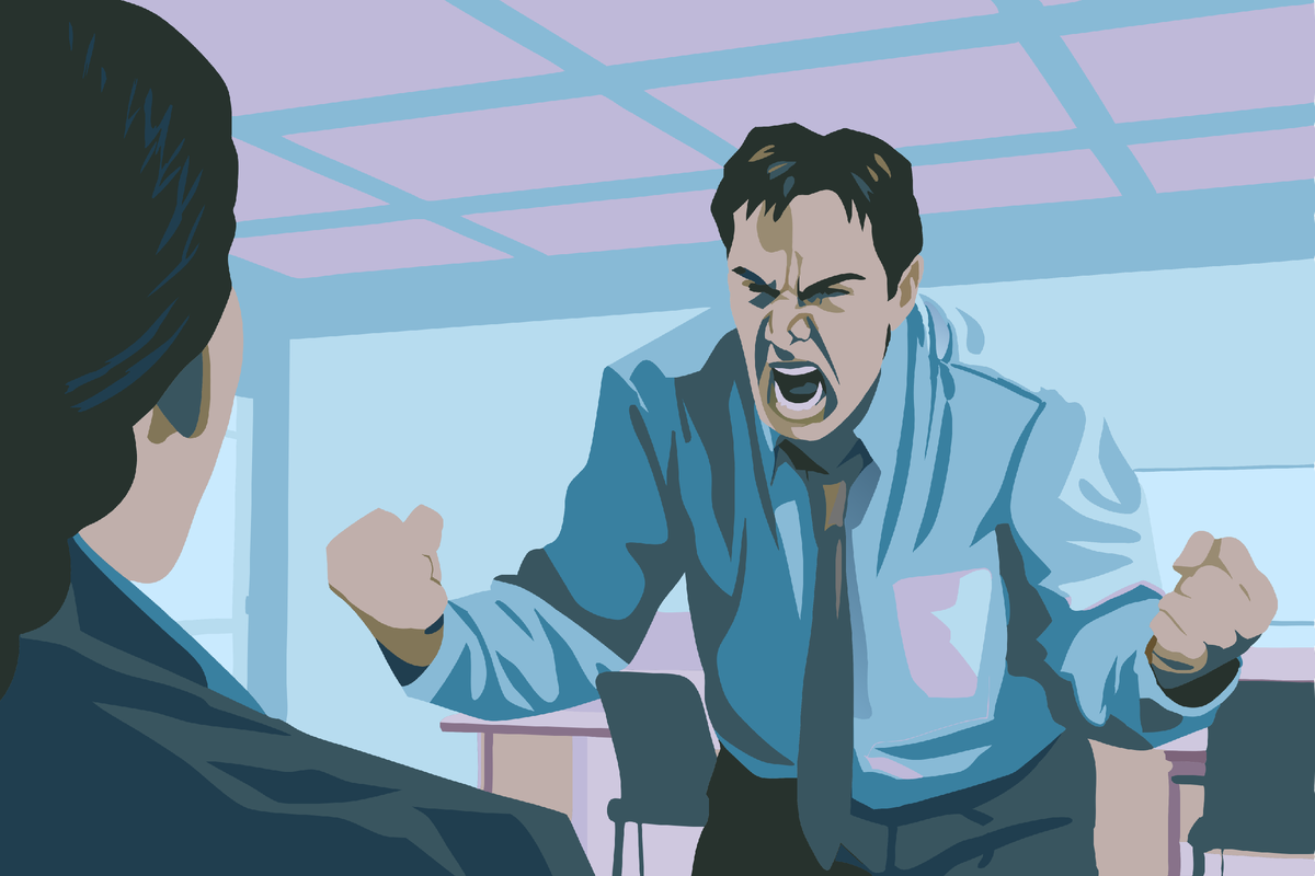 Что делать, если начальник орет на подчиненных.