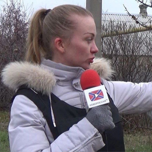 Наталья Синявская - корреспондент телеканала "Новороссия"
