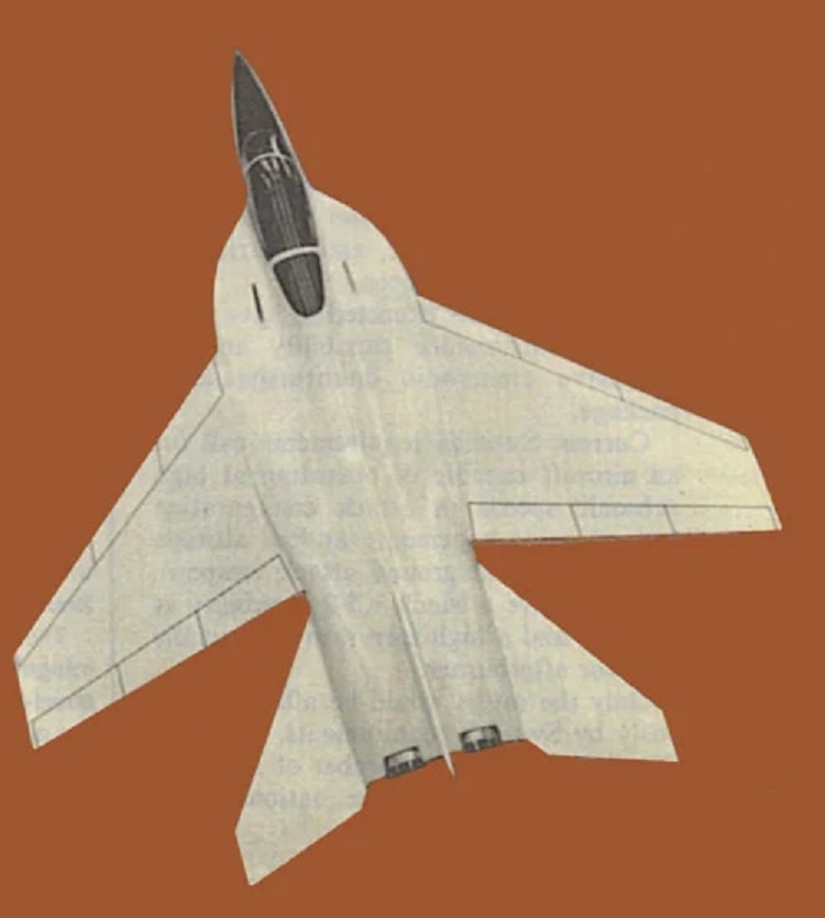 модель многоцелевого истребителя British Aerospace P.96F
