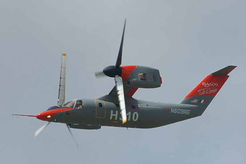 Первый в мире гражданский конвертоплан Leonardo AW609 выходит на финальные испытания