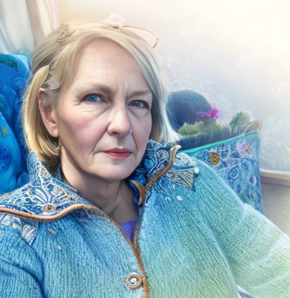 Такой Ирину Анатольевну видит ИИ Artguru