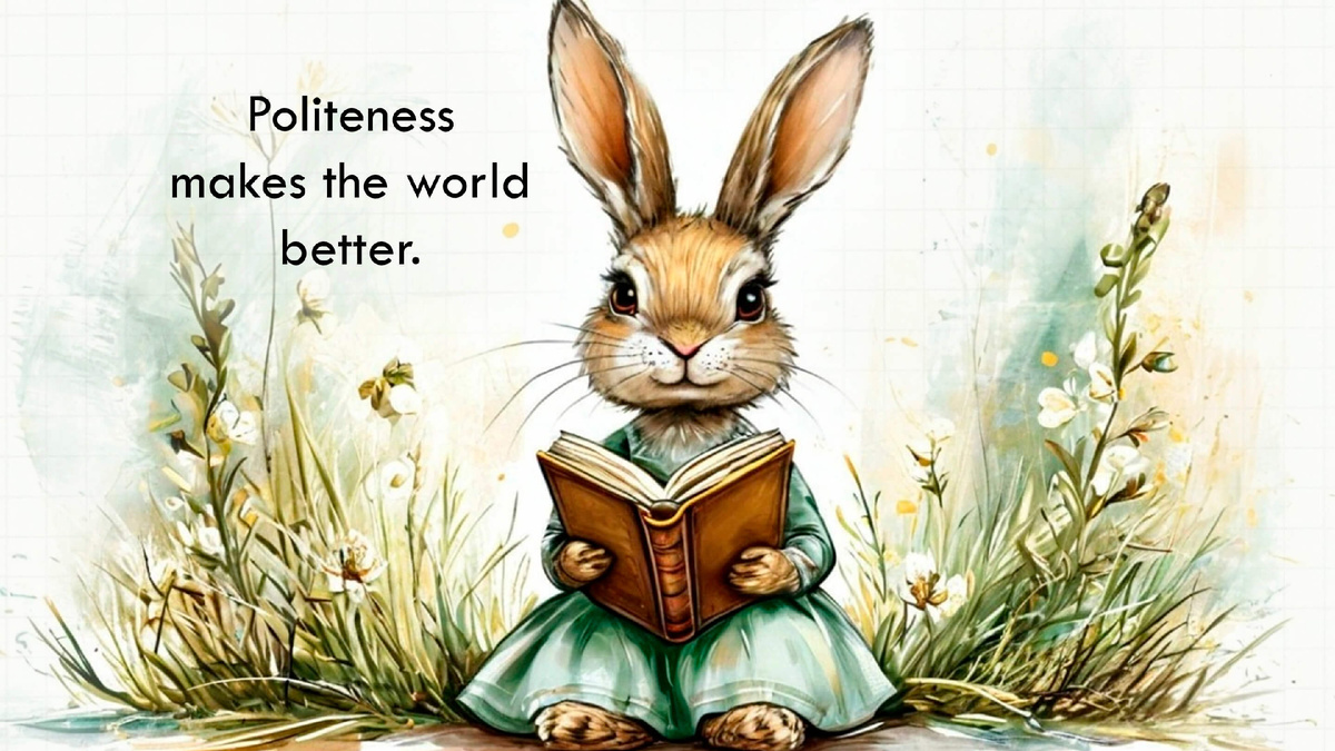 Вежливость делает мир лучше :)