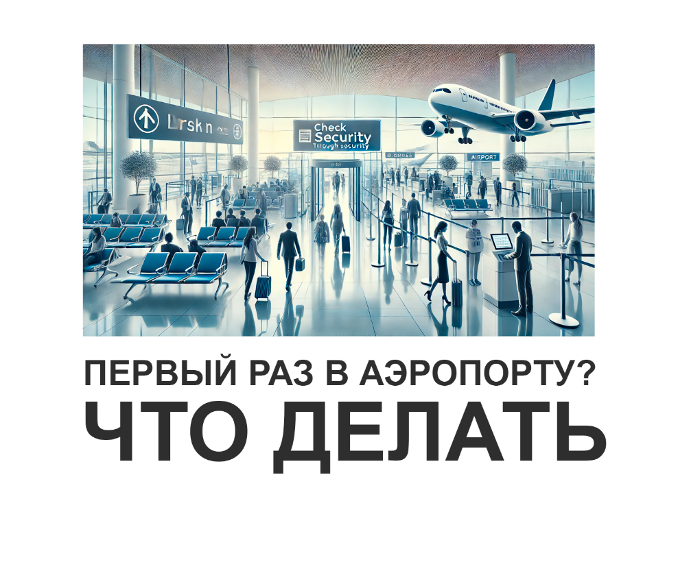 Обложка статьи "Первый раз в аэропорту — что делать и куда идти?".