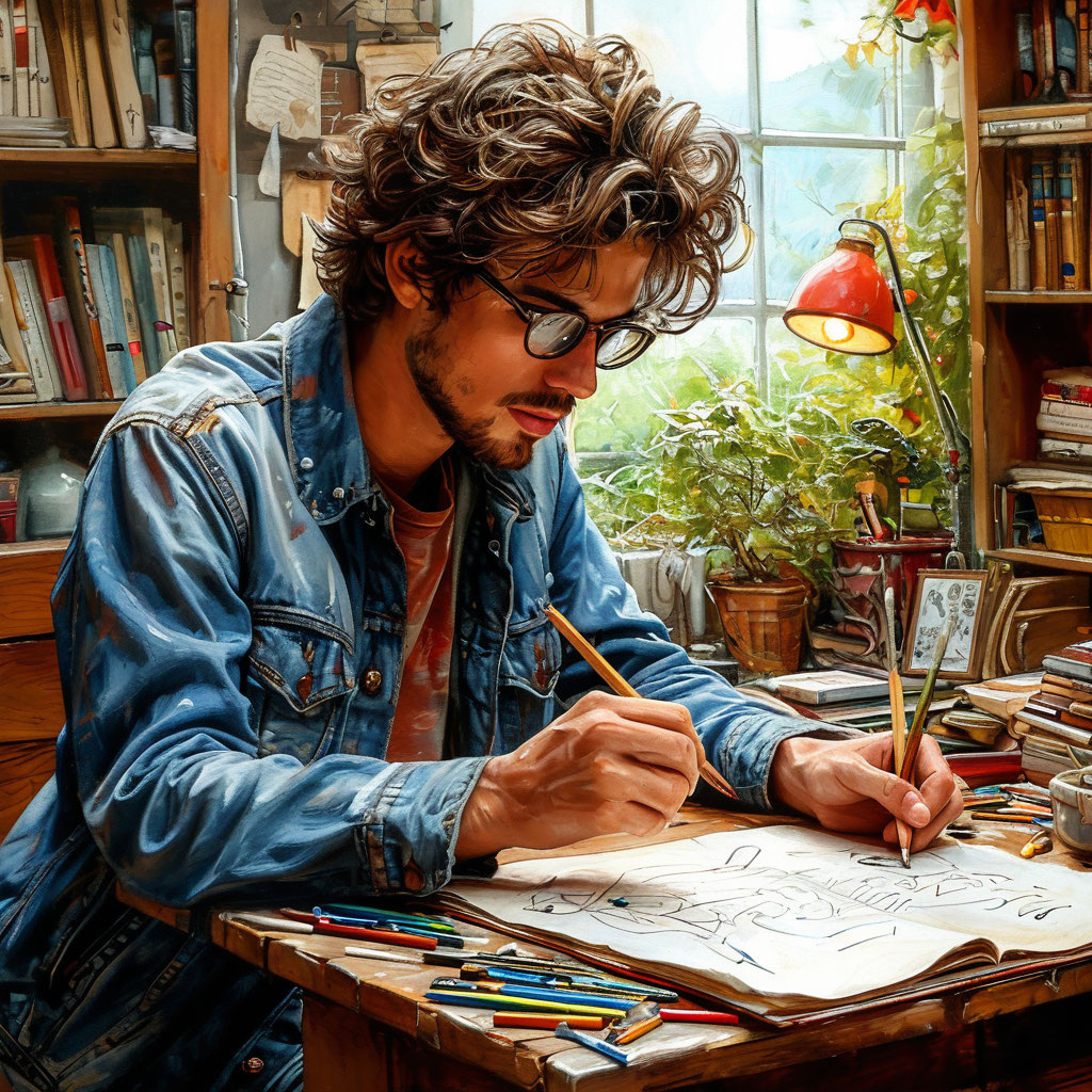 Представь, что ты рисуешь или играешь