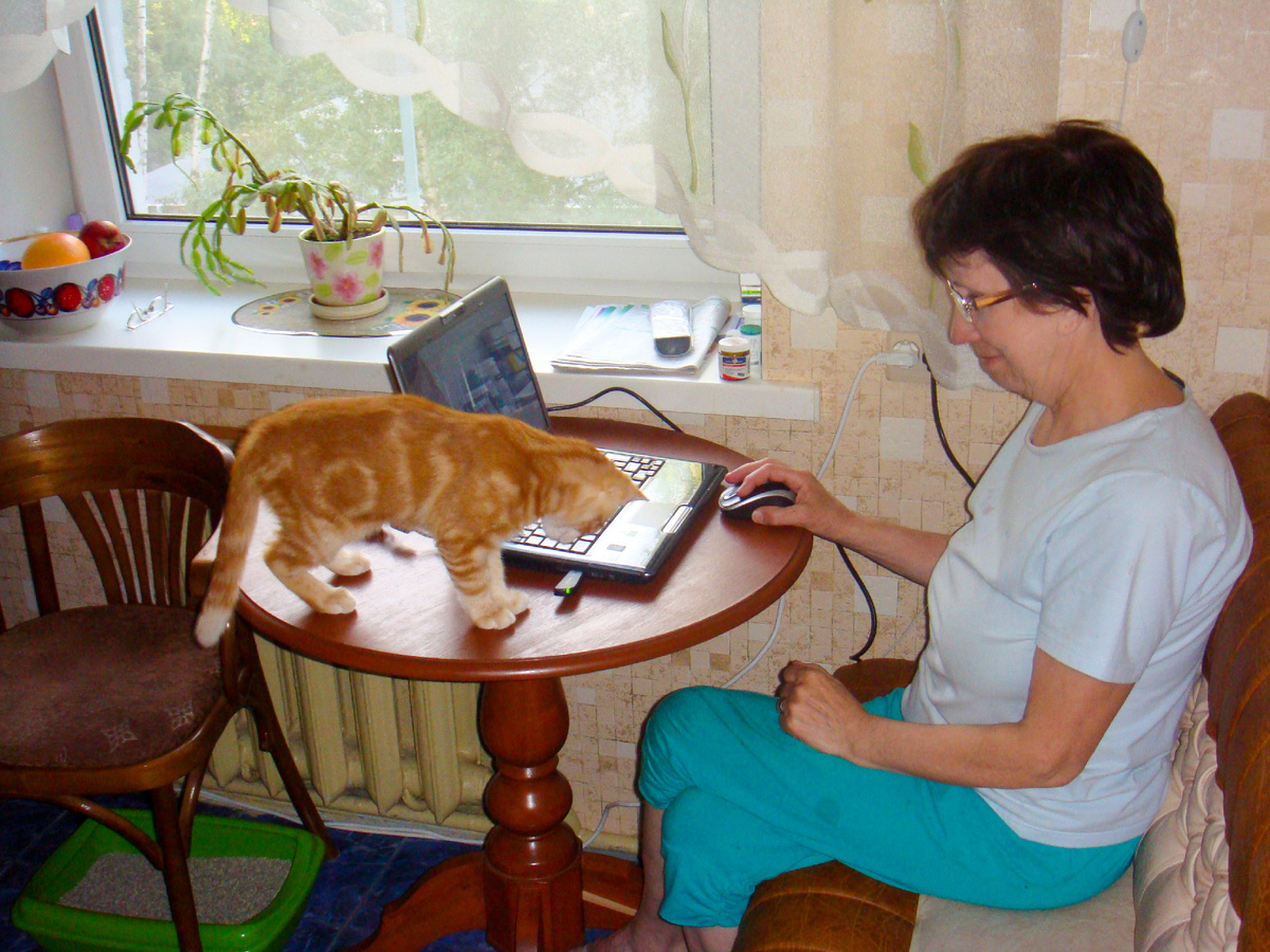 2011год. Мама и Филя