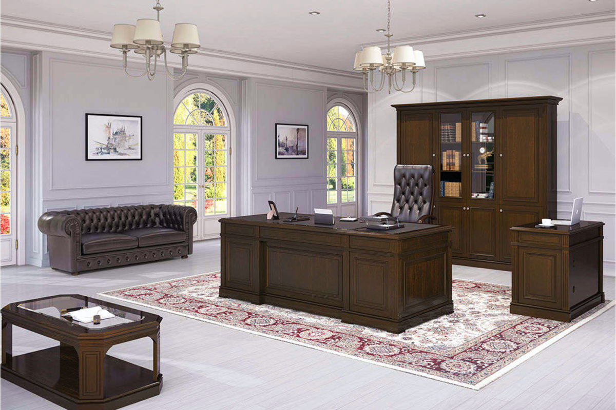 Кабинет директора демонстрирует его достаток и успешность. На фото — коллекция Inter. Код для поиска на сайте — 408656. 