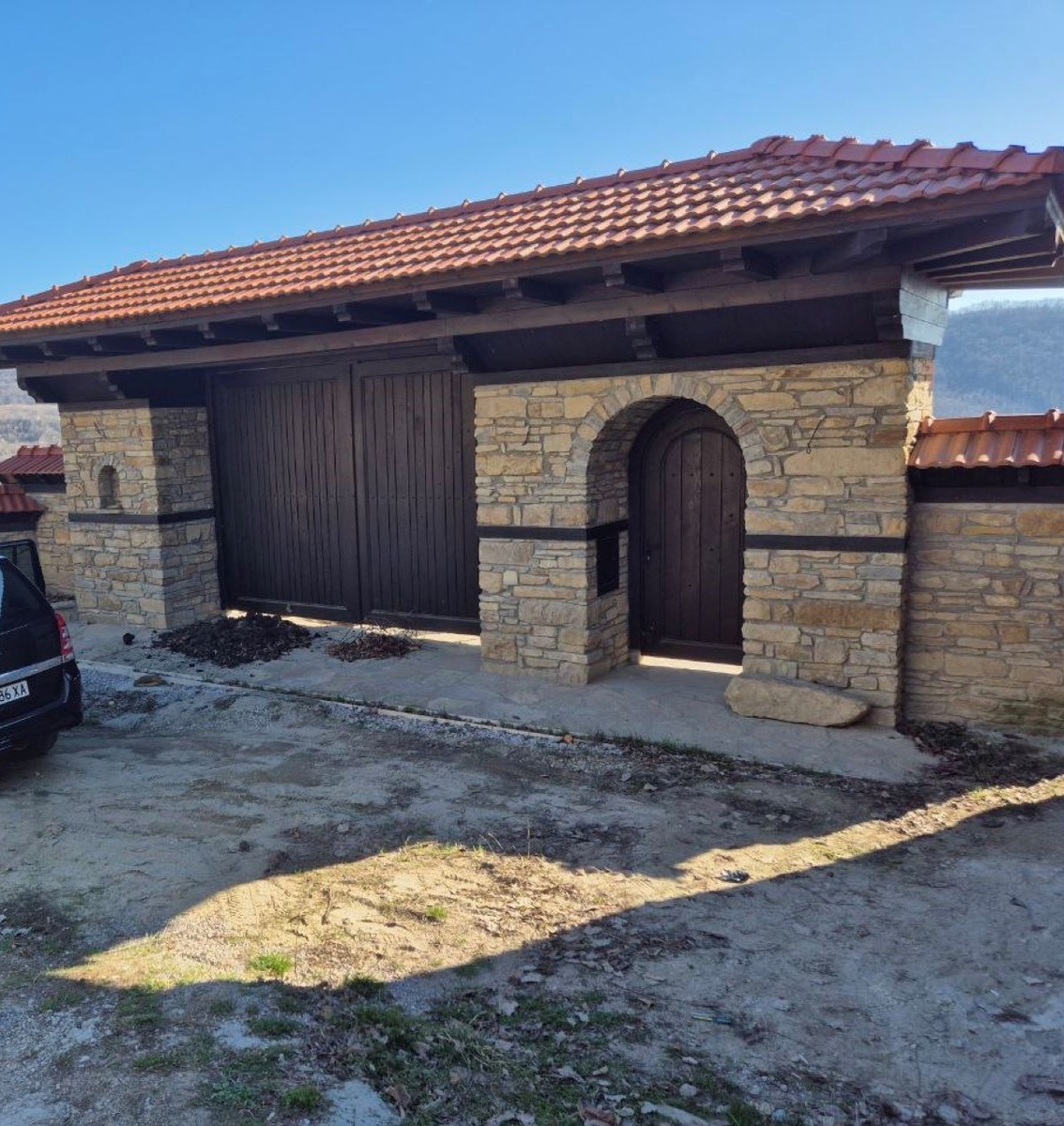 Царские ворота в чистом поле.