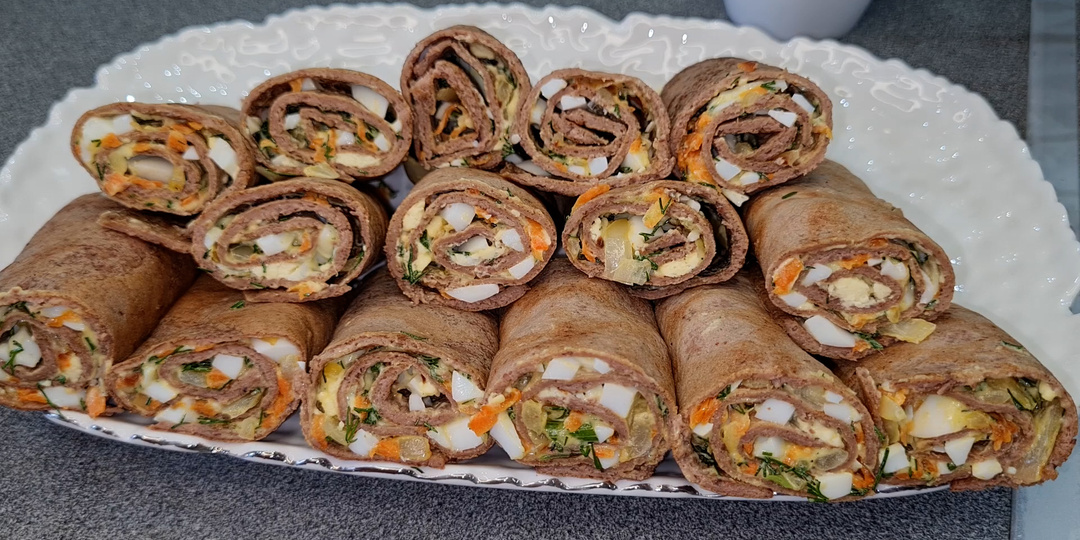 Улётная, вкусная закуска из печени с начинкой не дорогая и вкусная -рецепт.