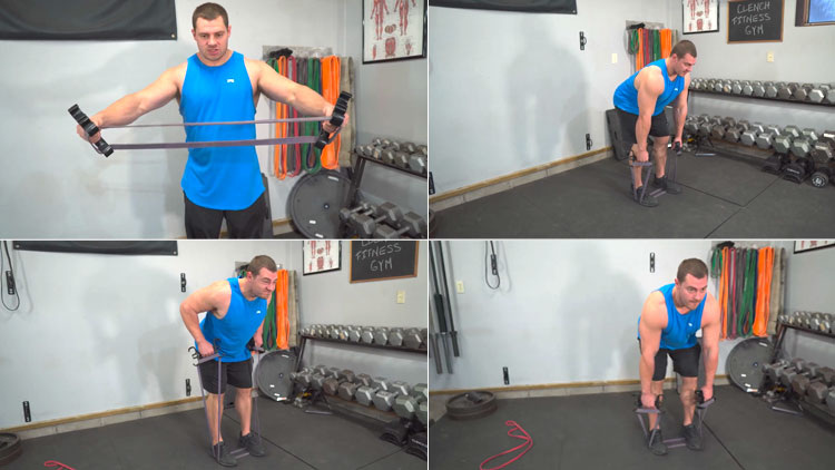 Супер-сет с фитнес-резинками