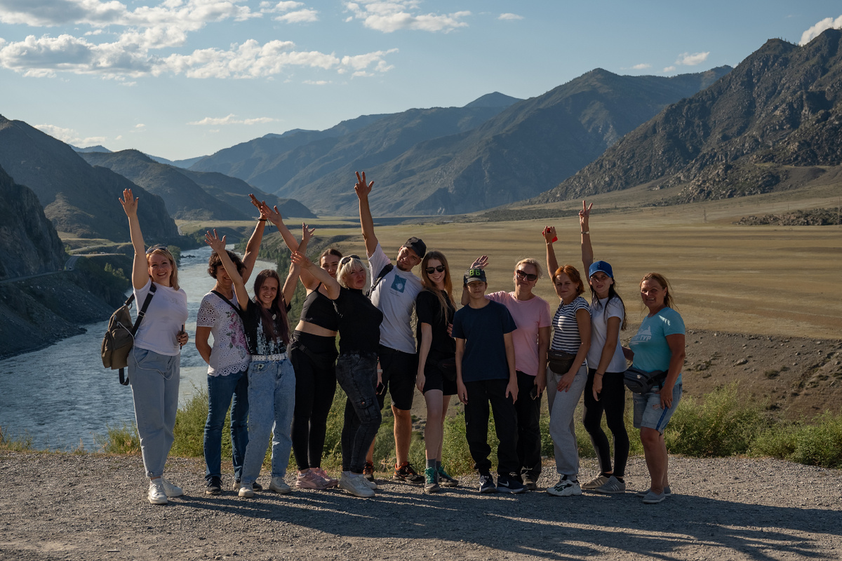 Спустились с Чике-Тамана к Катуни