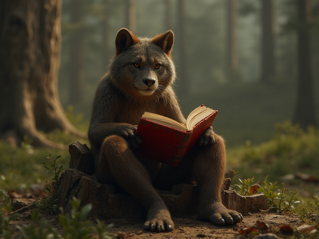 Какие животные занесены в Красную книгу России. Картинка создана ИИ.