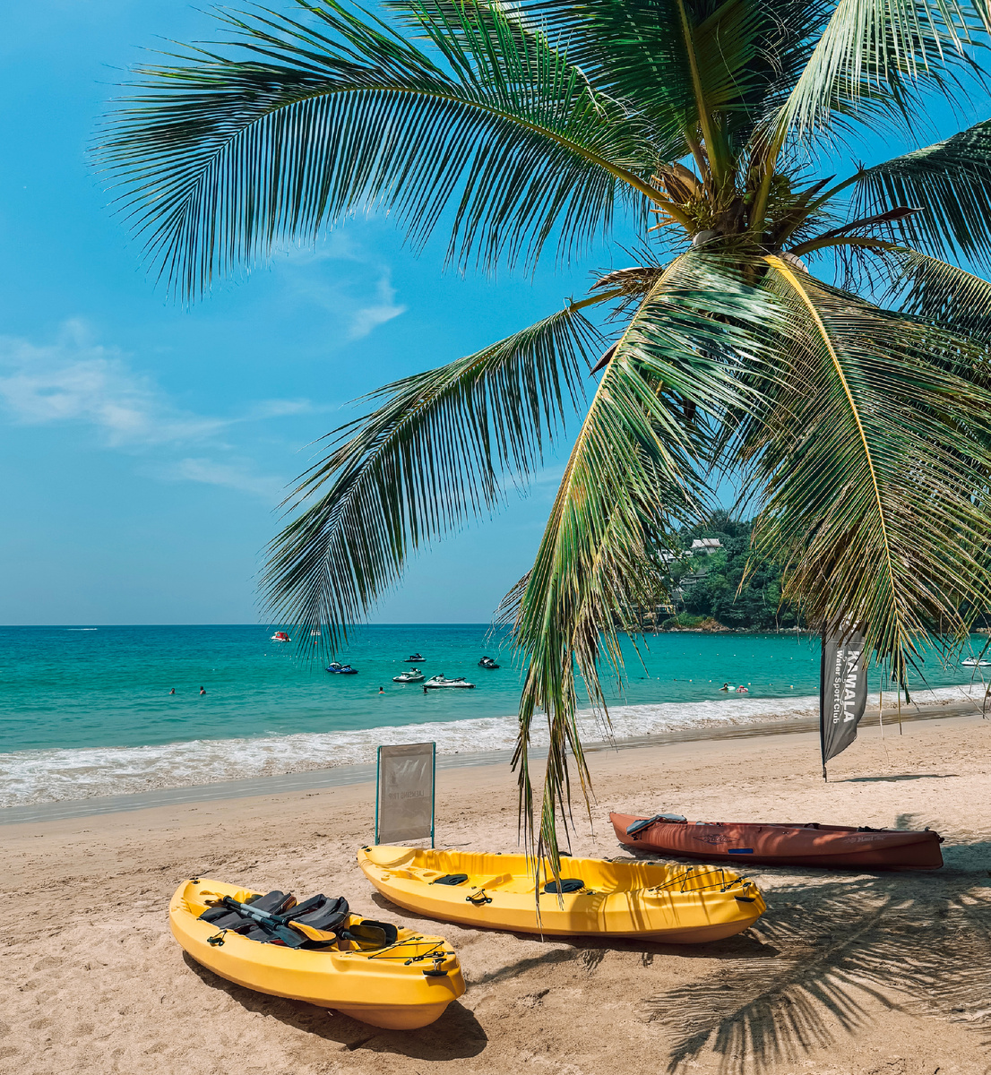 Фото автора. Kamala Beach, ареда водного транспорта