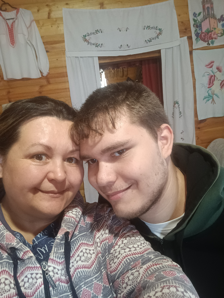 Я и мой сын.