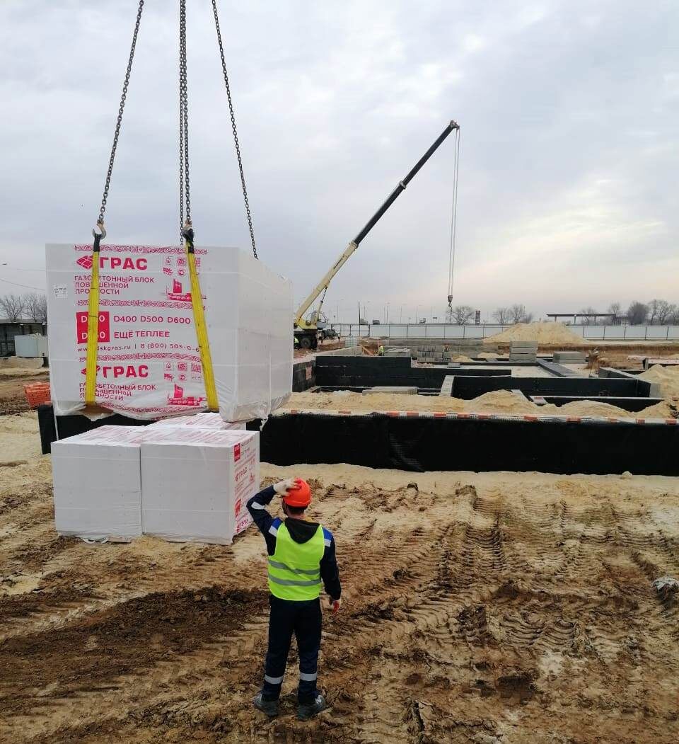 Газобетон торговой марки "ГРАС"