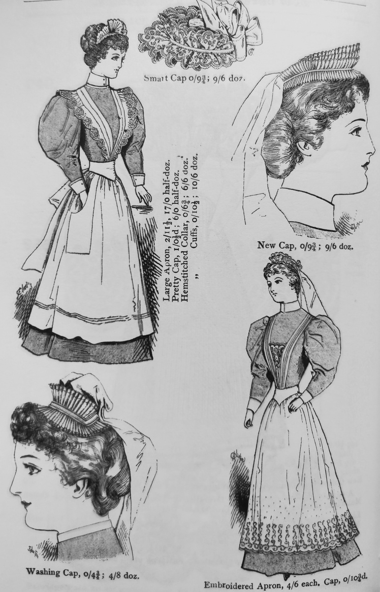 Одежда для прислуги. Из каталога Harrod's. 1895
