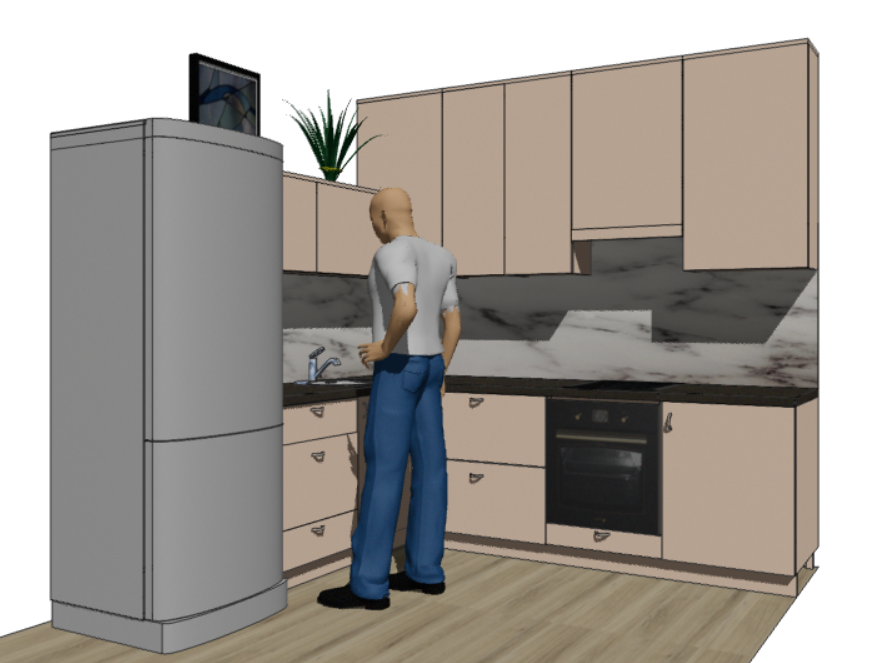 Первый проект: Угловая кухня 1,8х2,6 м