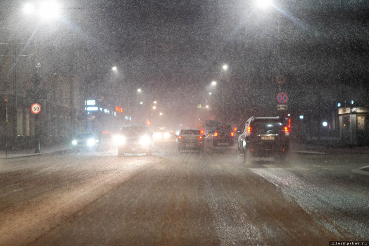 Сильный снег обрушится на Псковскую область 14 марта. Фото: ПАИ