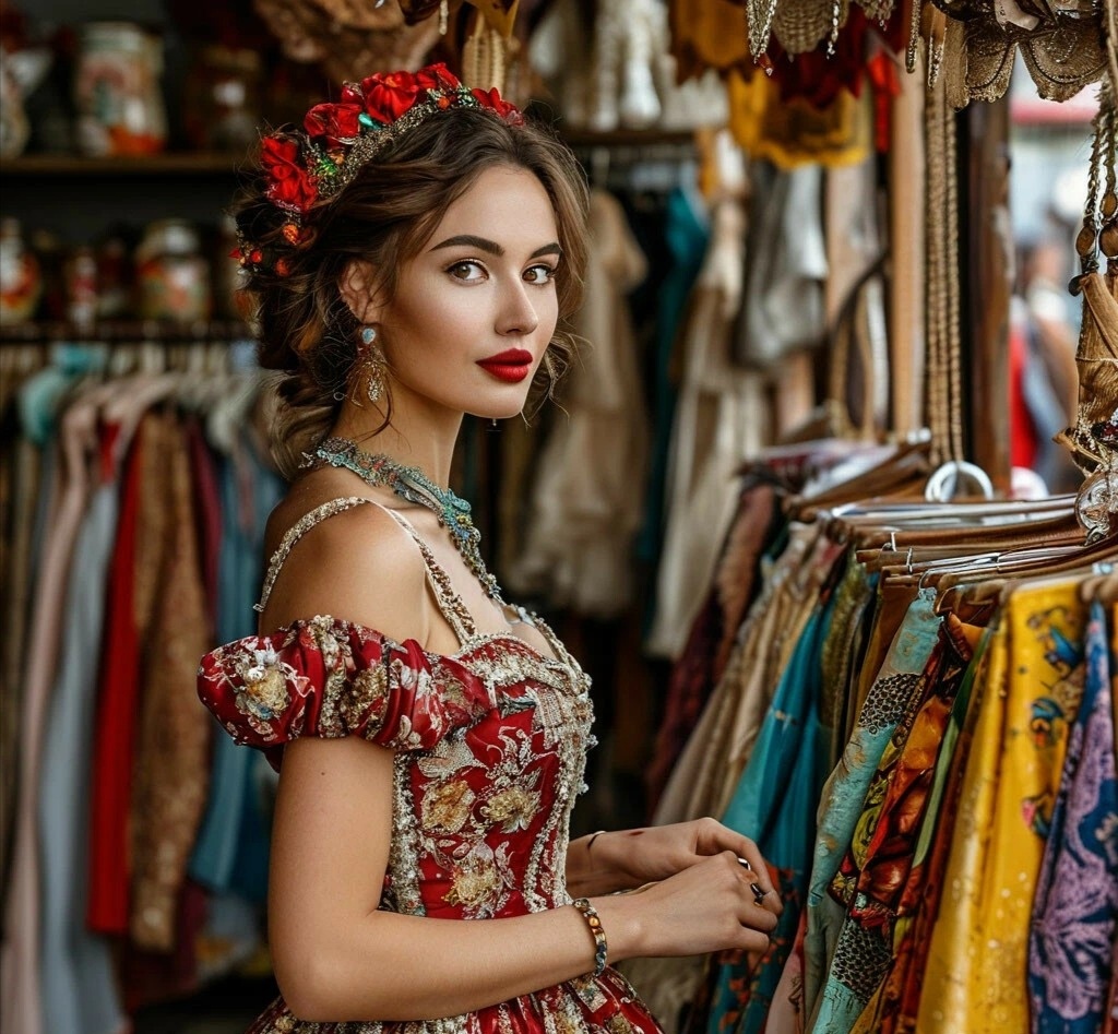 На базаре в Кондратове.