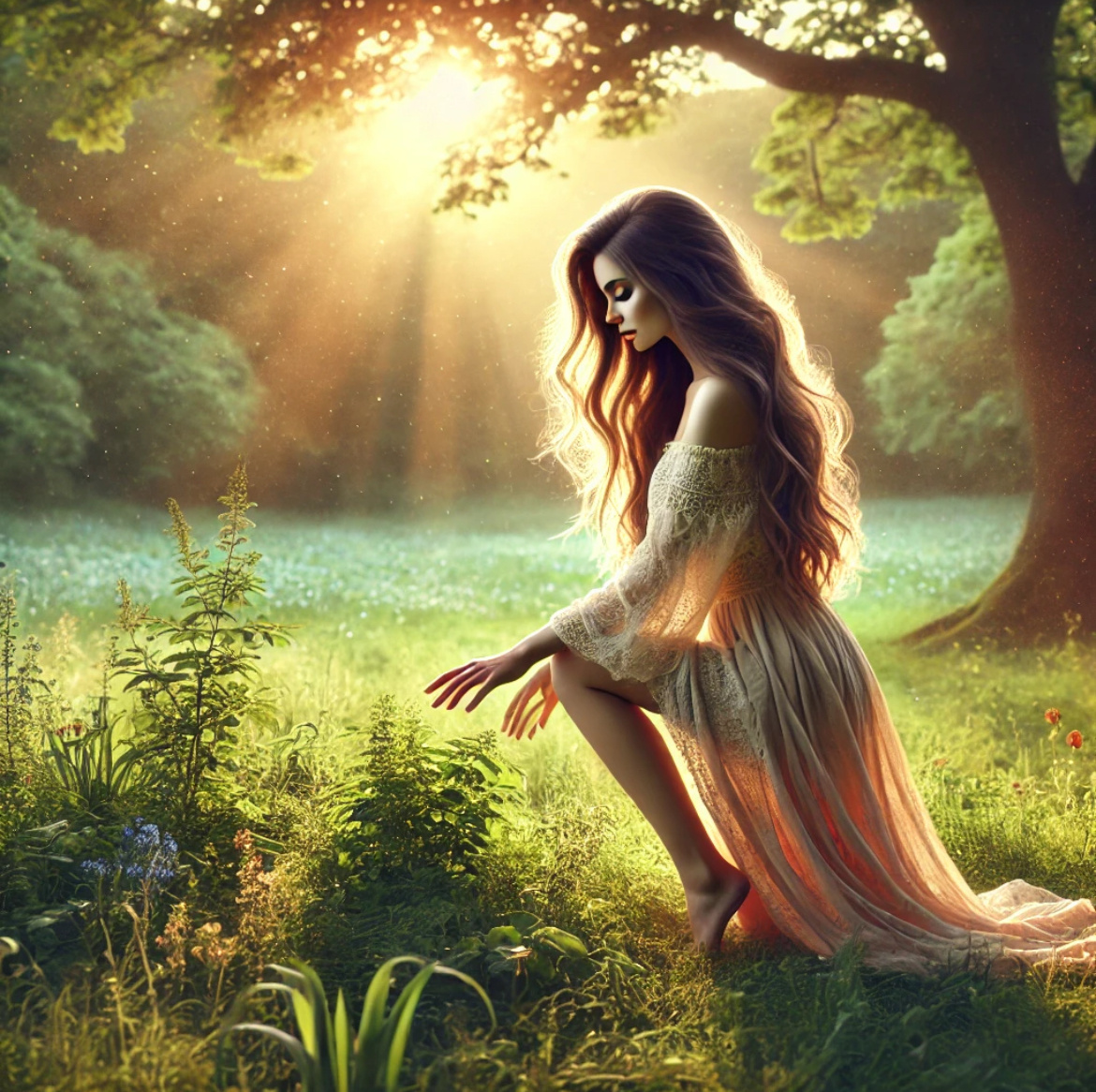 Женщина и природа